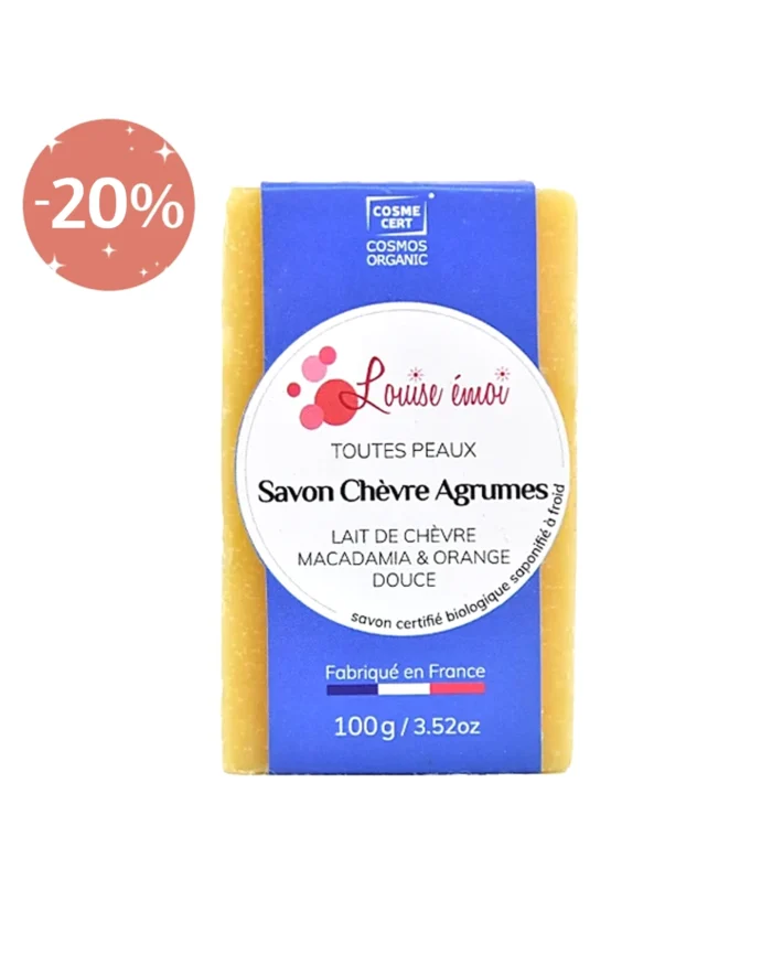 savon chèvre agrumes