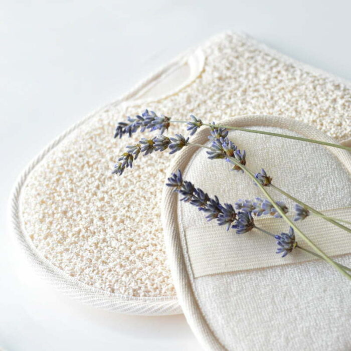 Gant Exfoliant en Lin et Coton – Image 2