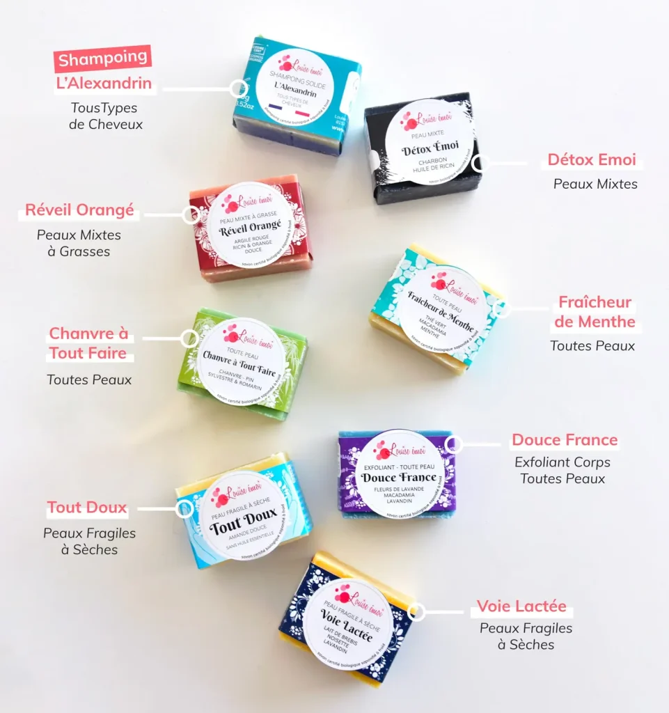 Coffret Découverte Savons & Shampoing solides 4 CoffretDecouverte Situation site min