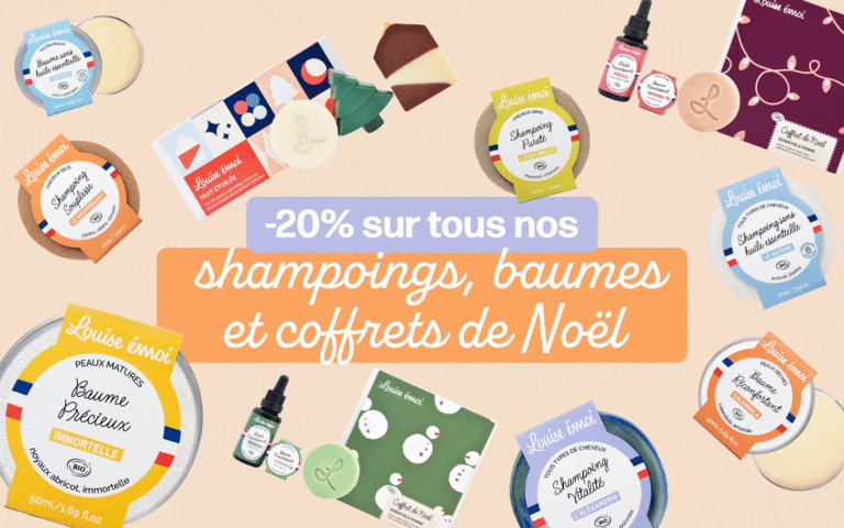-20% sur les baumes, shampoings et coffrets de Noël